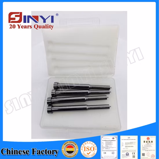 OEM Straight Flat Skh51 Skh61 Werkzeugkomponenten Stanz- und Matrizensatz Wolframkarbidstift