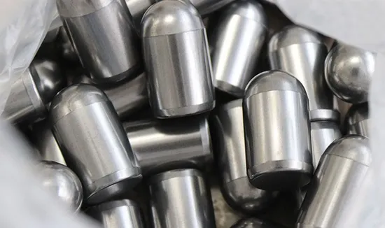 Hartmetall-Bergbauspitzen für Knopfbohrer